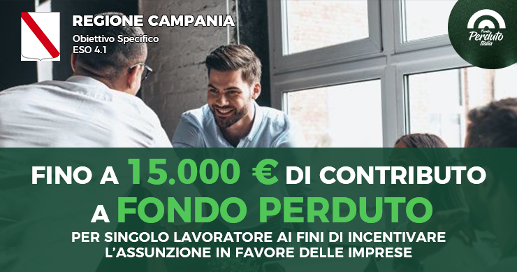 PER SINGOLO LAVORATORE AI FINI DI INCENTIVARE L’ASSUNZIONE IN FAVORE DELLE IMPRESE 2026. Finanza Agevolata 2026